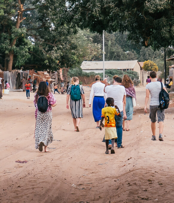 Reizen door Gambia